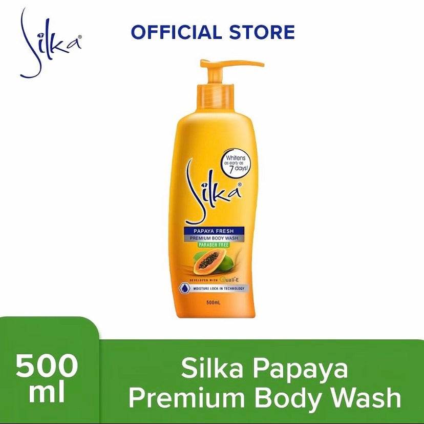 Silka Papaya Fresh Premium Body Wash (500 ml)