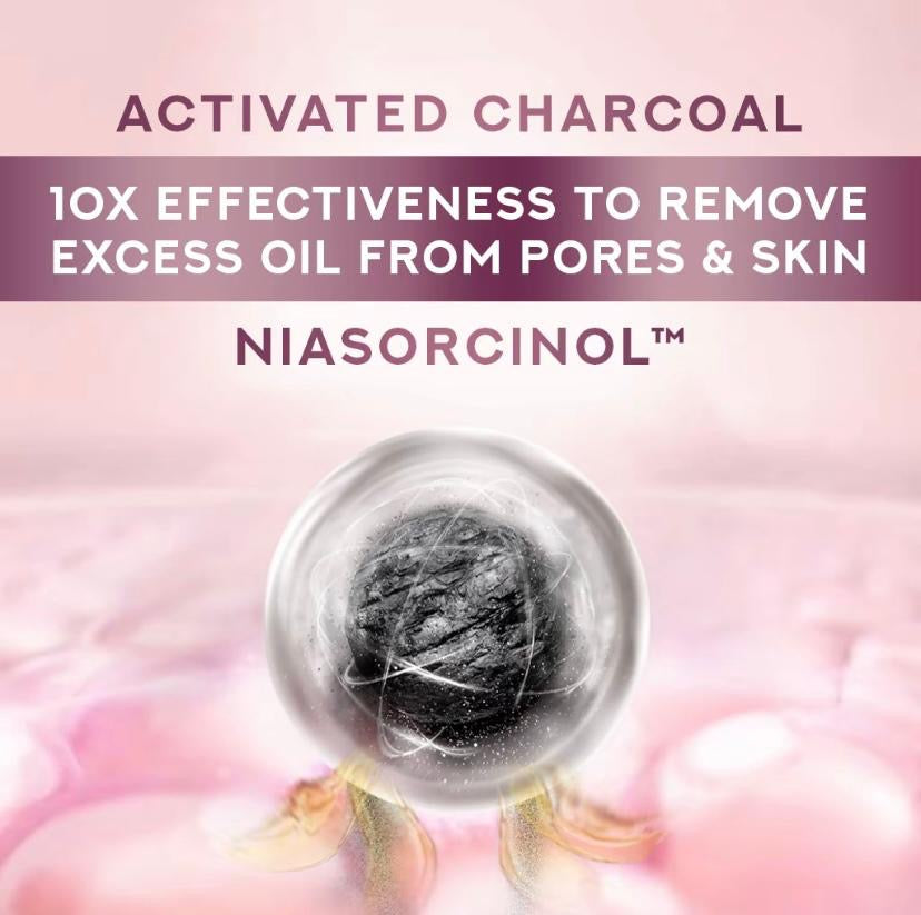 POND'S Bright Miracle
ULTIMATE OIL CONTROL
Facial Foam 50g
NIASORCINOL +
ACTIVATED CHARCOAL