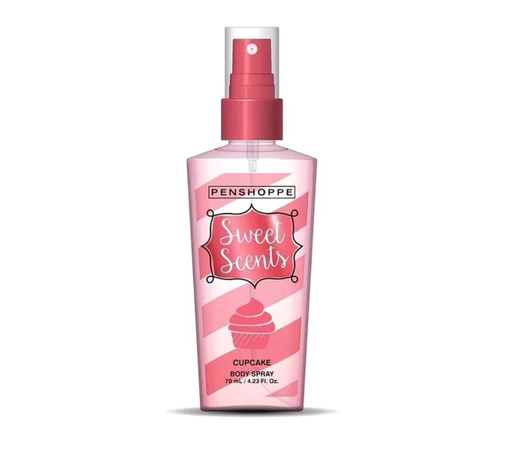 PENSHOPPE SWEET SCENTS 70ML
CUPCAKE BODY SPRAY