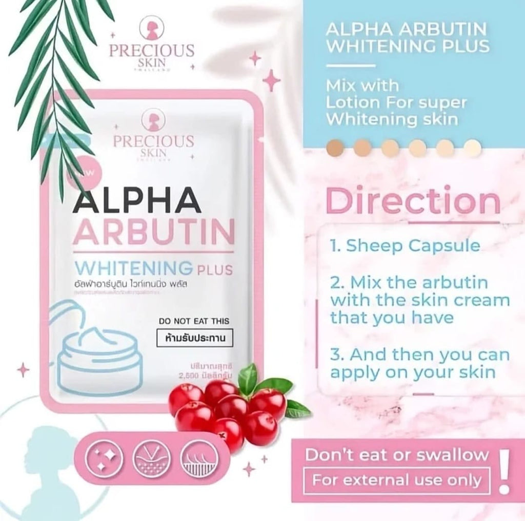 Precious Skin ALPHA
ARBUTIN Whitening Plus 10x Capsules