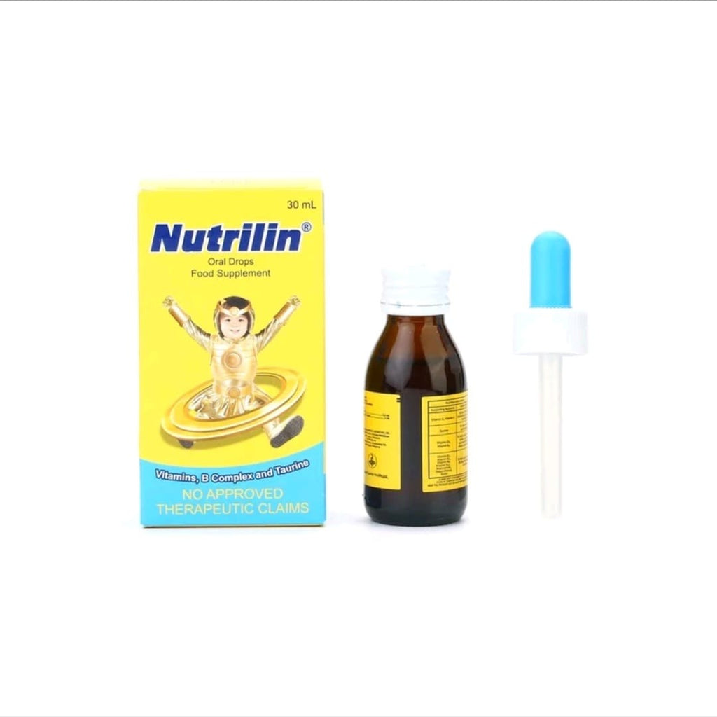 NUTRILIN ORAL DROPS VITAMINS 15ML
FOOD SUPLEMMENT AGES 0-2 YRS OLD