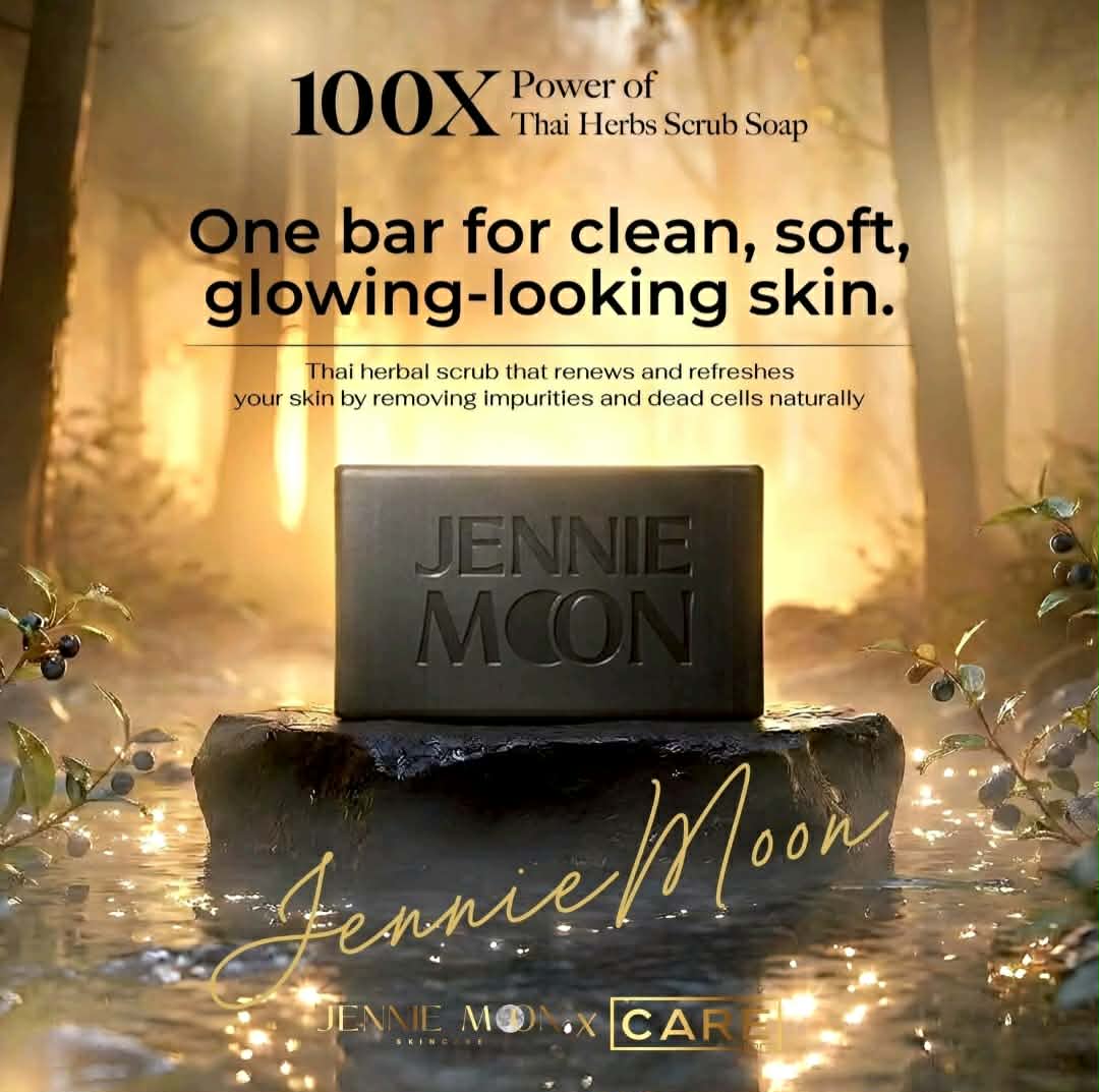 JENNIE MOON 100X POWER OF THAI HERBS SCRUB SOAP 100G