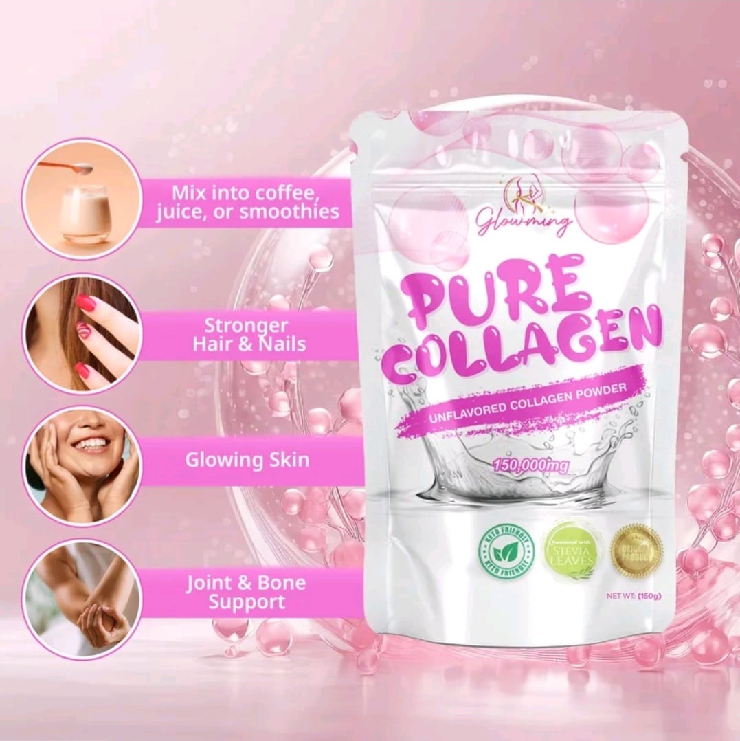 GLOWMING Pure Collagen 150g
Unflavored Hydrolyzed TYPE1 Collagen