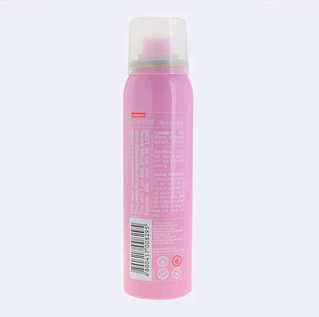 Bench So In love Deo Body Spray 100ml – Ate Doray Shopinoy