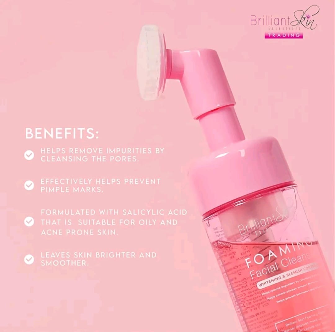 Brilliant Skin FOAMING FACIAL CLEANSER 150ml
Whitening & Blemish Control