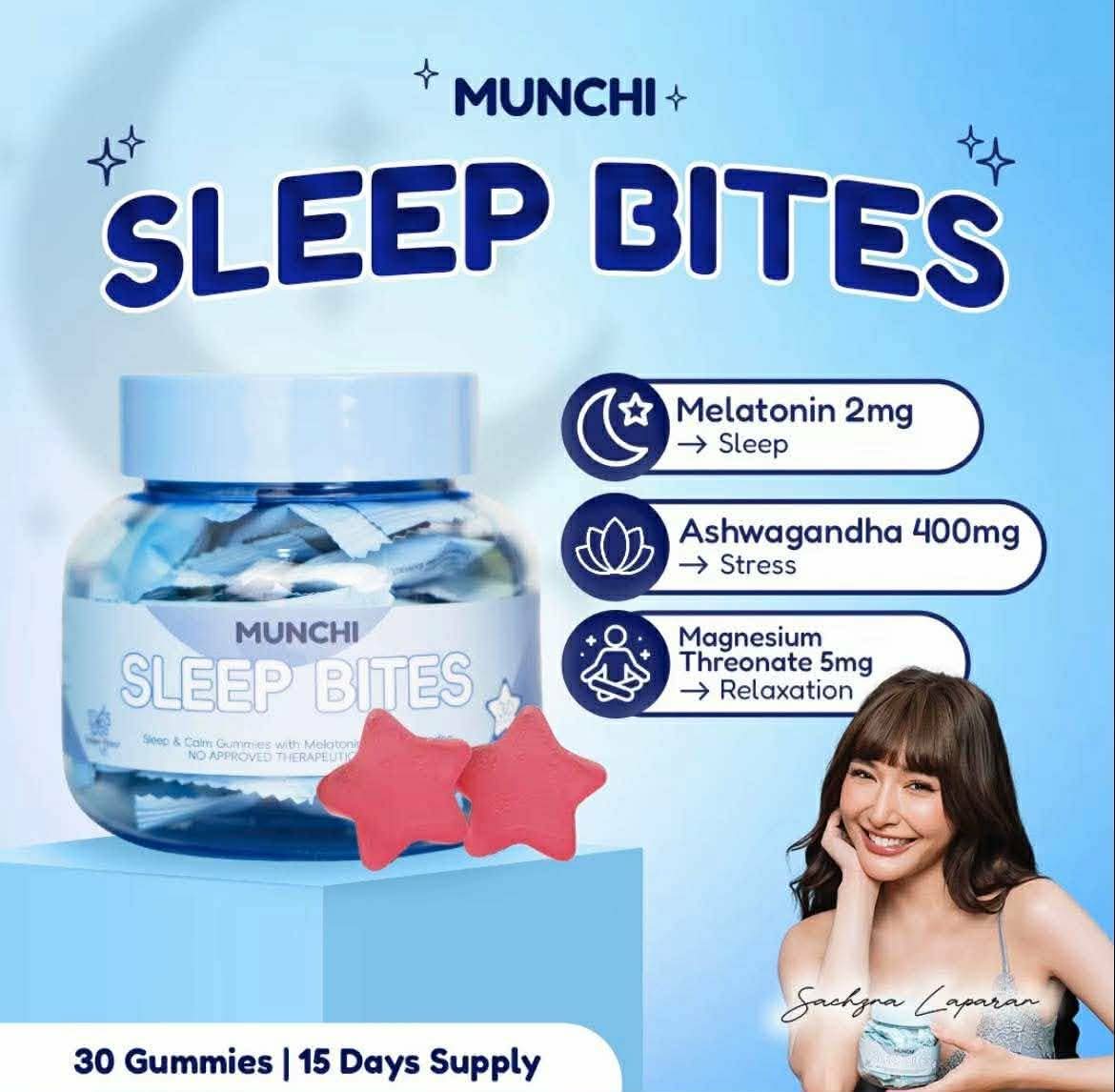MUNCHI SLEEP BITES GUMMIES 30-PCS