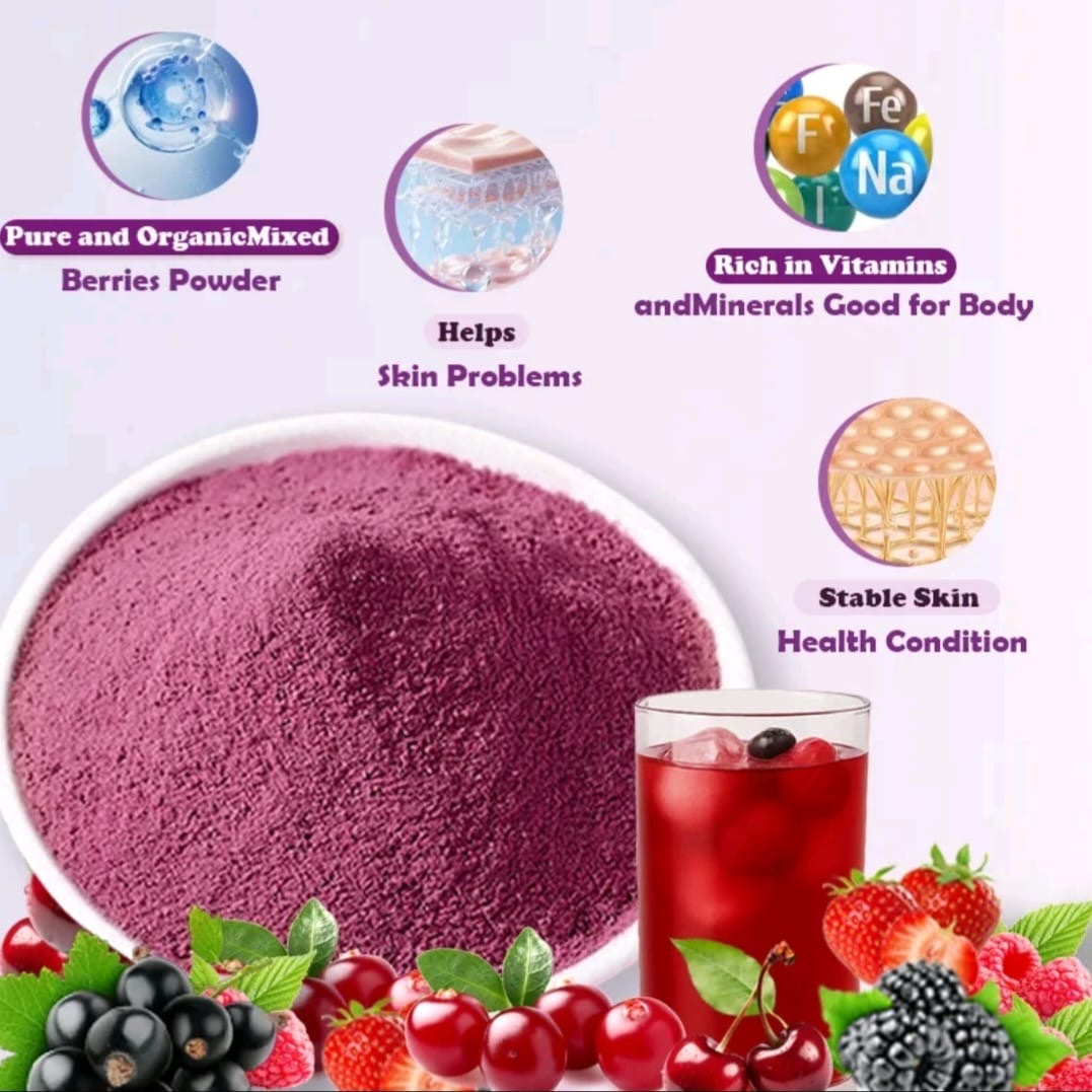 WeekIt7 ACAI BERRY
BEAUTY DRINK 7-sachets
7-in-1 Mixed Berries Drink