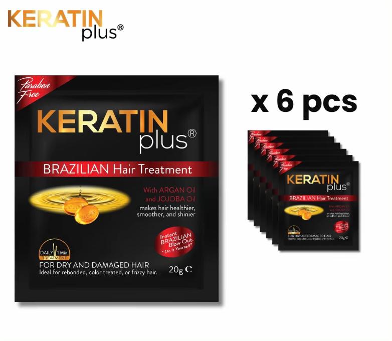 KERATIN
plus
BRAZILIAN Hair Treatment 6pcs