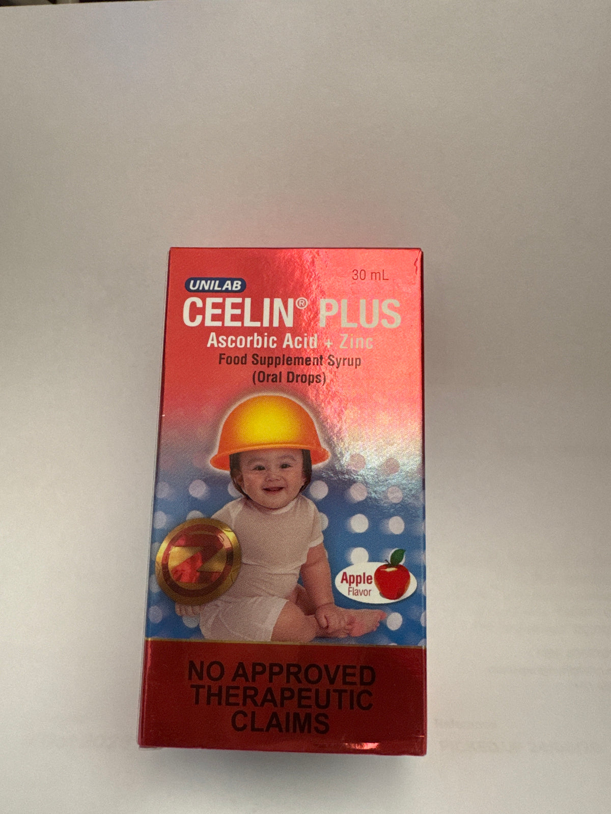 CEELIN ASCORBIC ACID + ZINC DROPS
APPLE FLAVOR
30ml good for 6M-2yrs Old