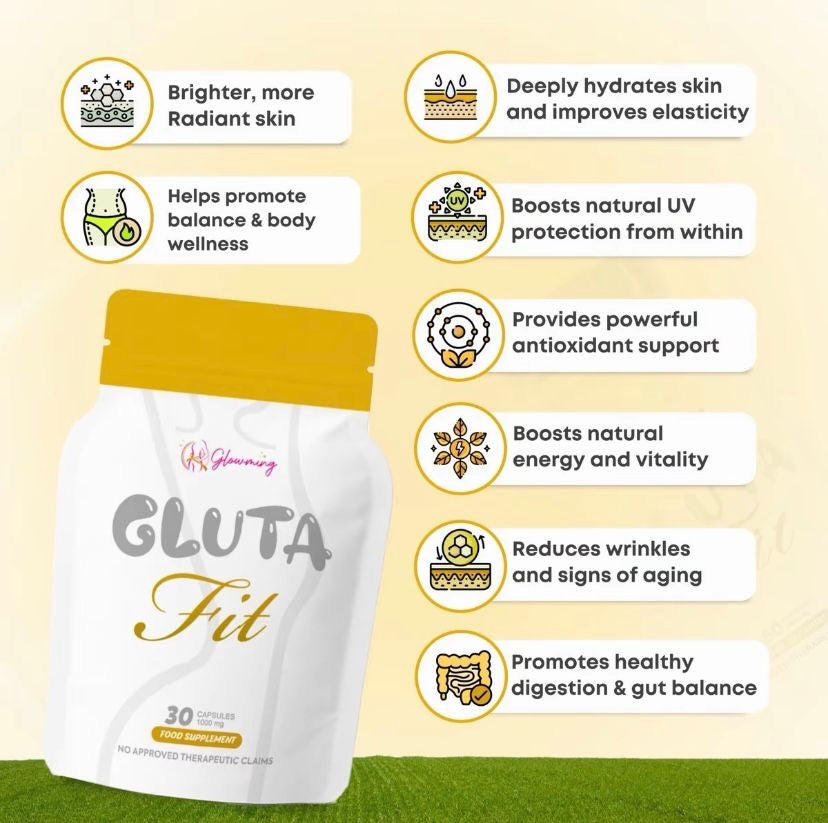 Glowming GLUTA FIT
1000mg x 30-capsules
Slimming & Appetite
Suppressant Capsules
