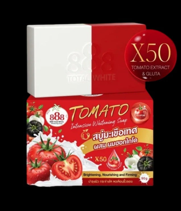 888 TOMATO INTENSIVE WHITENING SOAP 90G