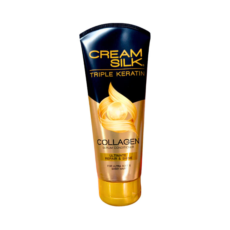 Cream Silk Triple Keratin - Collagen Serum Conditioner