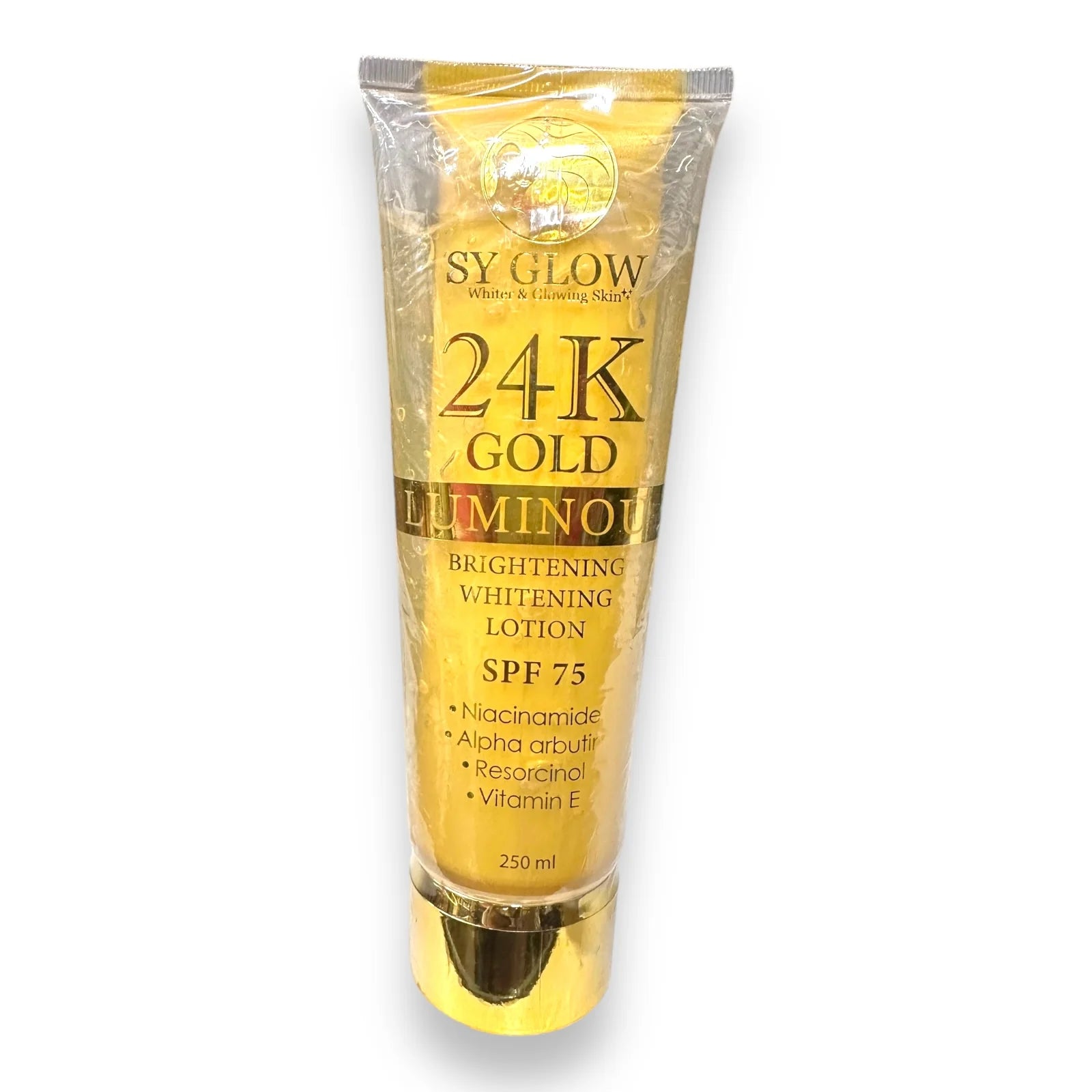 SY Glow Whitening Beauty - 24k Gold Luminous Lotion SPF75