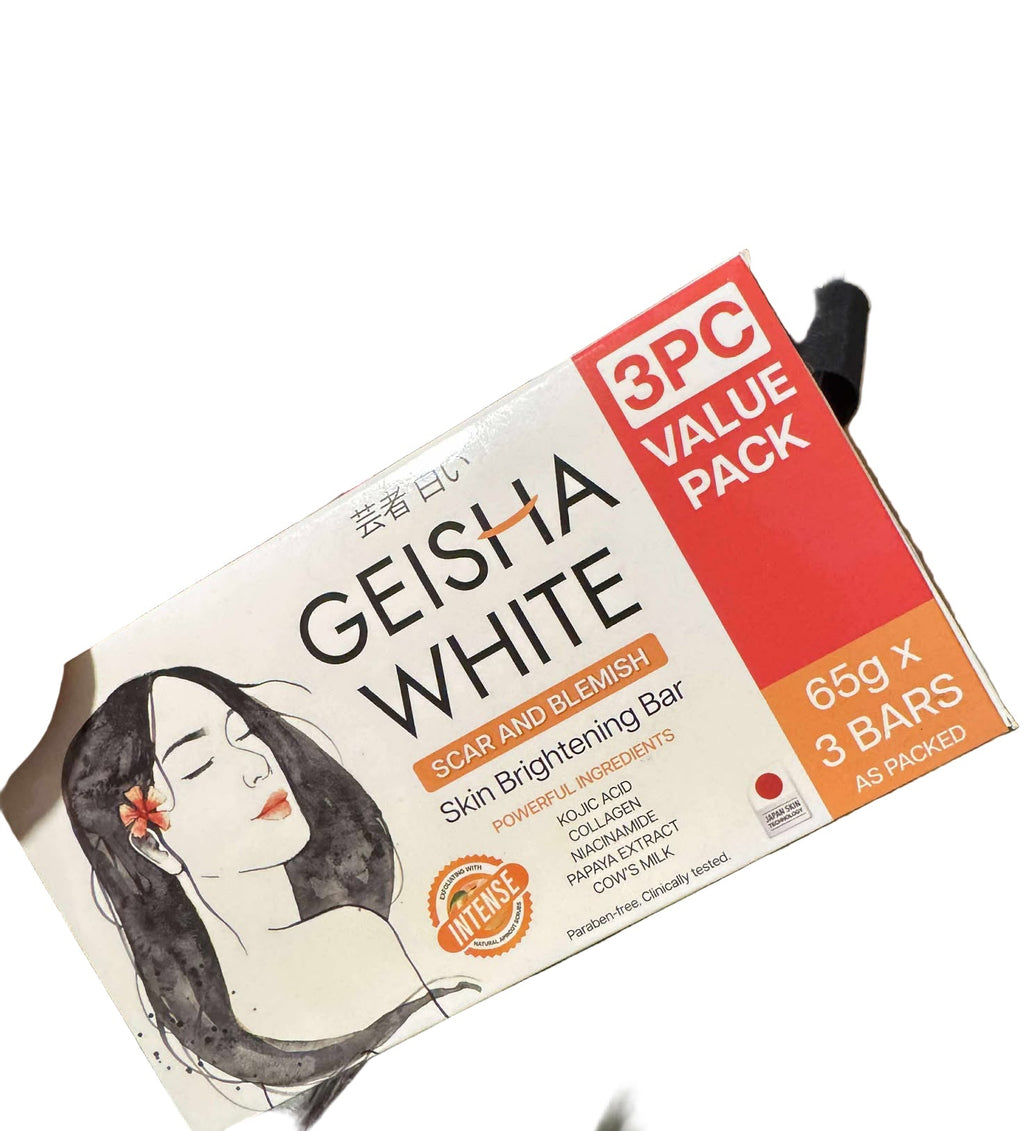 Geisha White Intense Bar 65g x 3