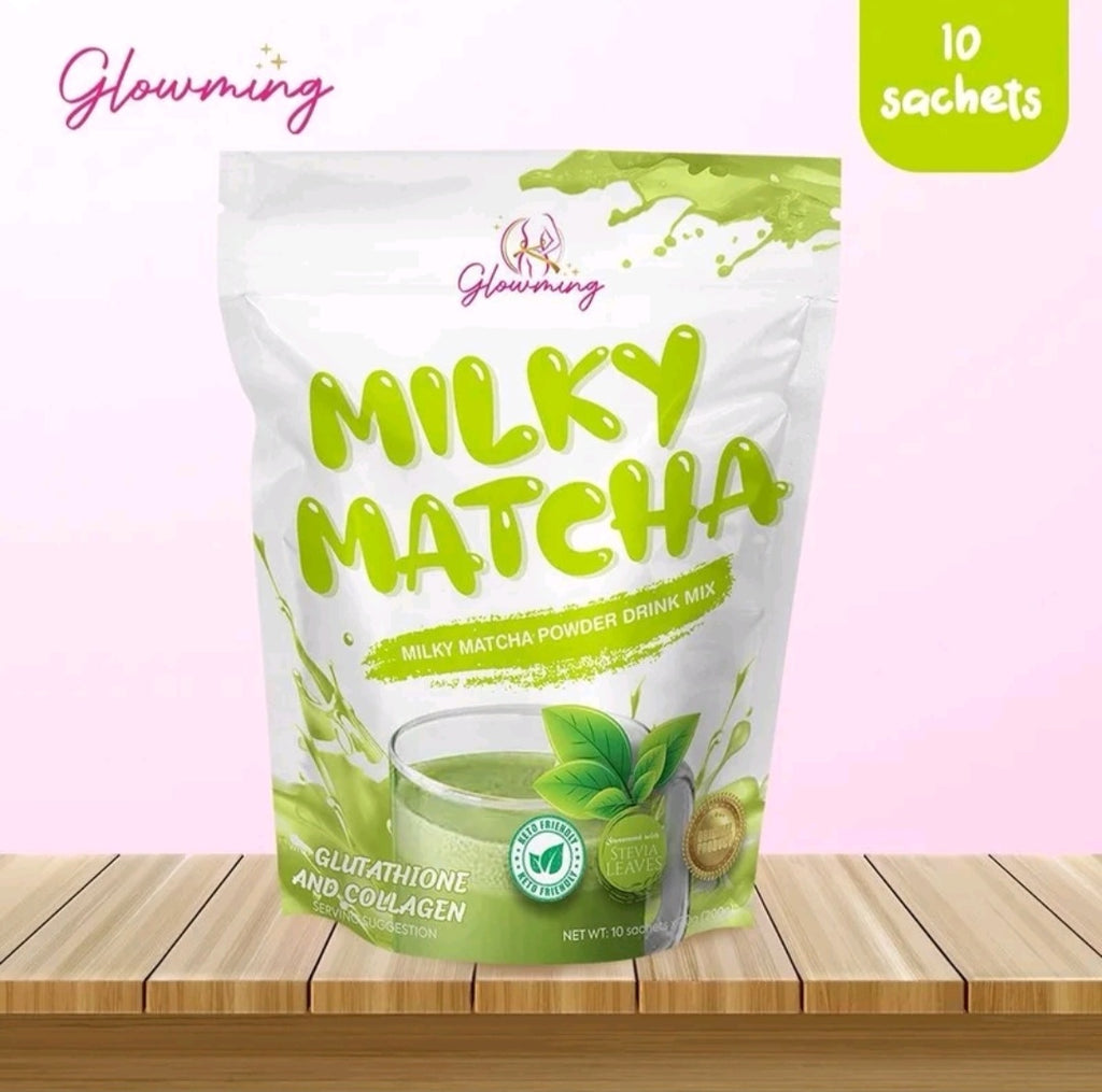 Glowming Shape by CC - Milky Matcha Powder Drink Mix