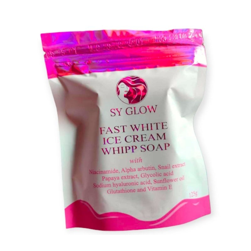 Sy Glow - Fast White Ice Cream Whipp Soap 125g