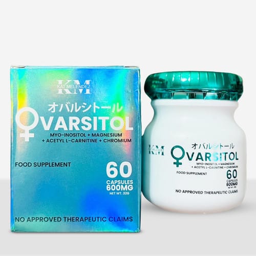 OVARSITOL 600mg 60-Capsules
MYO-INOSITOL + MAGNESIUM
ACETYL L-CARNITINE + CHROMIUM