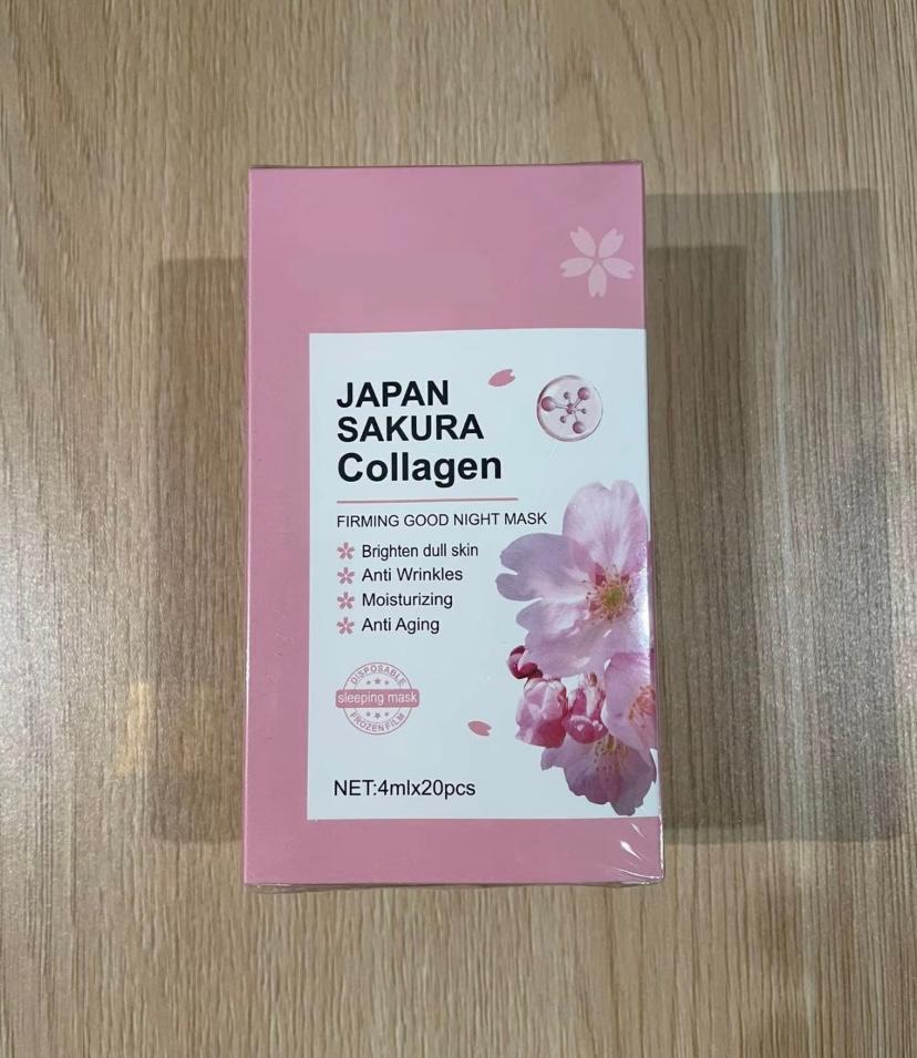 JAPAN SAKURA
Collagen
FIRMING GOOD NIGHT MASK 4ml 20pcs