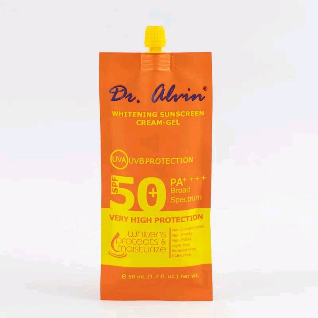 DR.ALVIN WHITENING SUNSCREEN CREAM-GEL SPF50+ 50ML PA++++ BROAD SPECTRUM