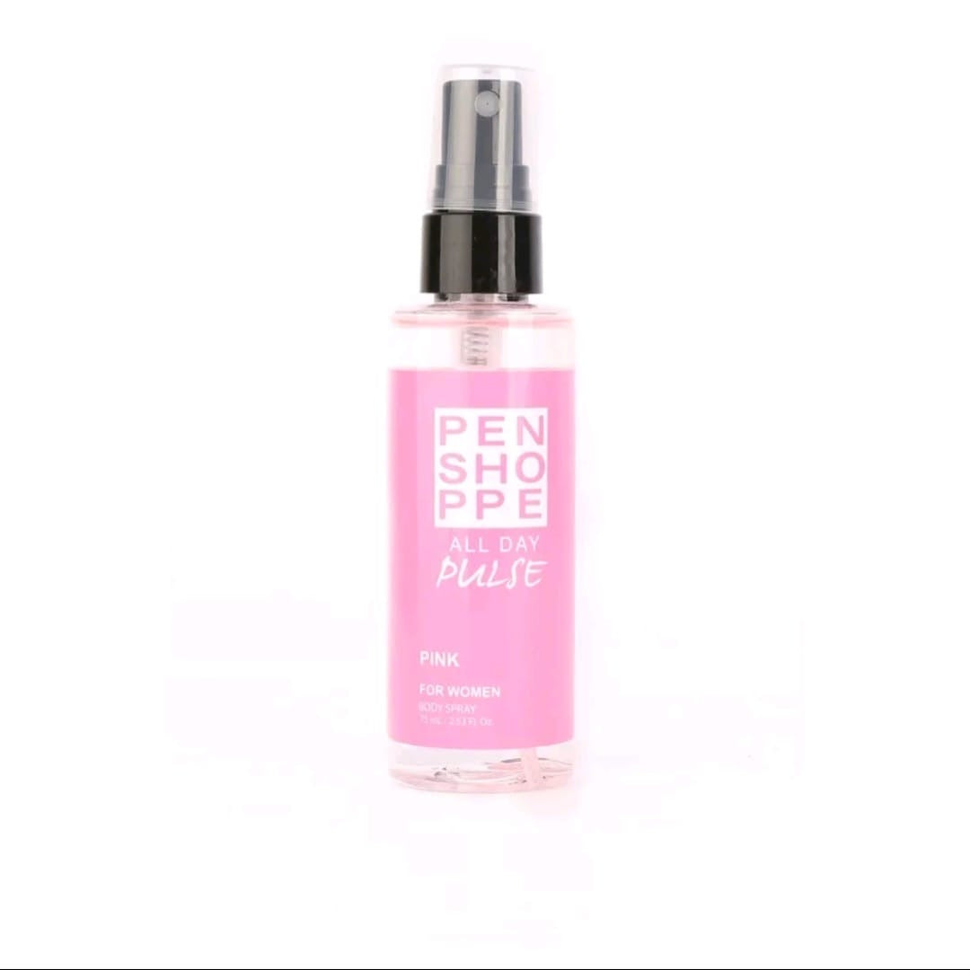 PENSHOPPE ALL DAY PULSE PINK FOR WOMEN 75ML PINK BODY SPRAY FOR WOMEN