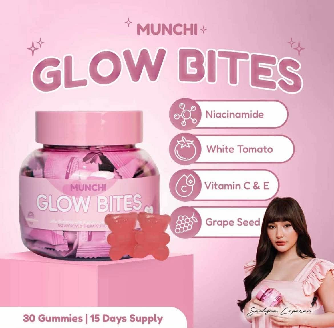 MUNCHI GLOW BITES GUMMIES 30-PCS