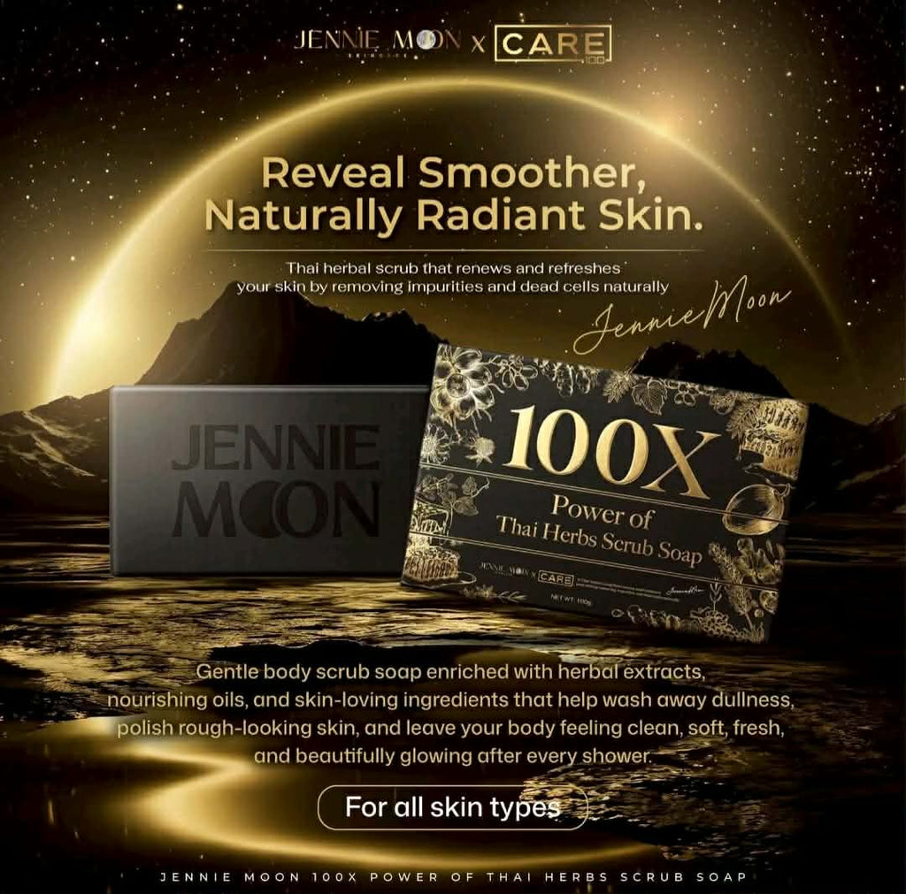JENNIE MOON 100X POWER OF THAI HERBS SCRUB SOAP 100G