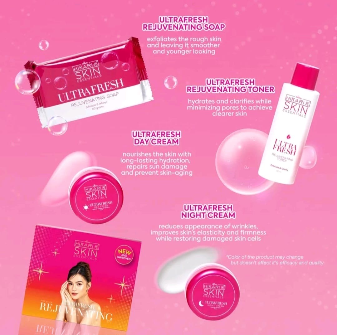 HIKARI Skin Essential ULTRA WHITE PREMIUM Rejuvenating Set (New Packaging)