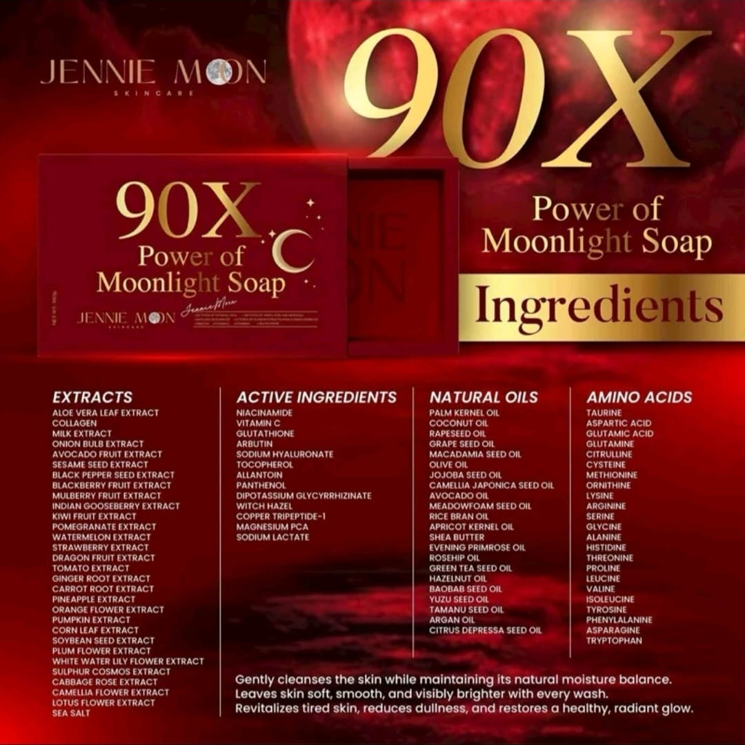 JENNIE MOON 90x Power of Moonlight soap 160g