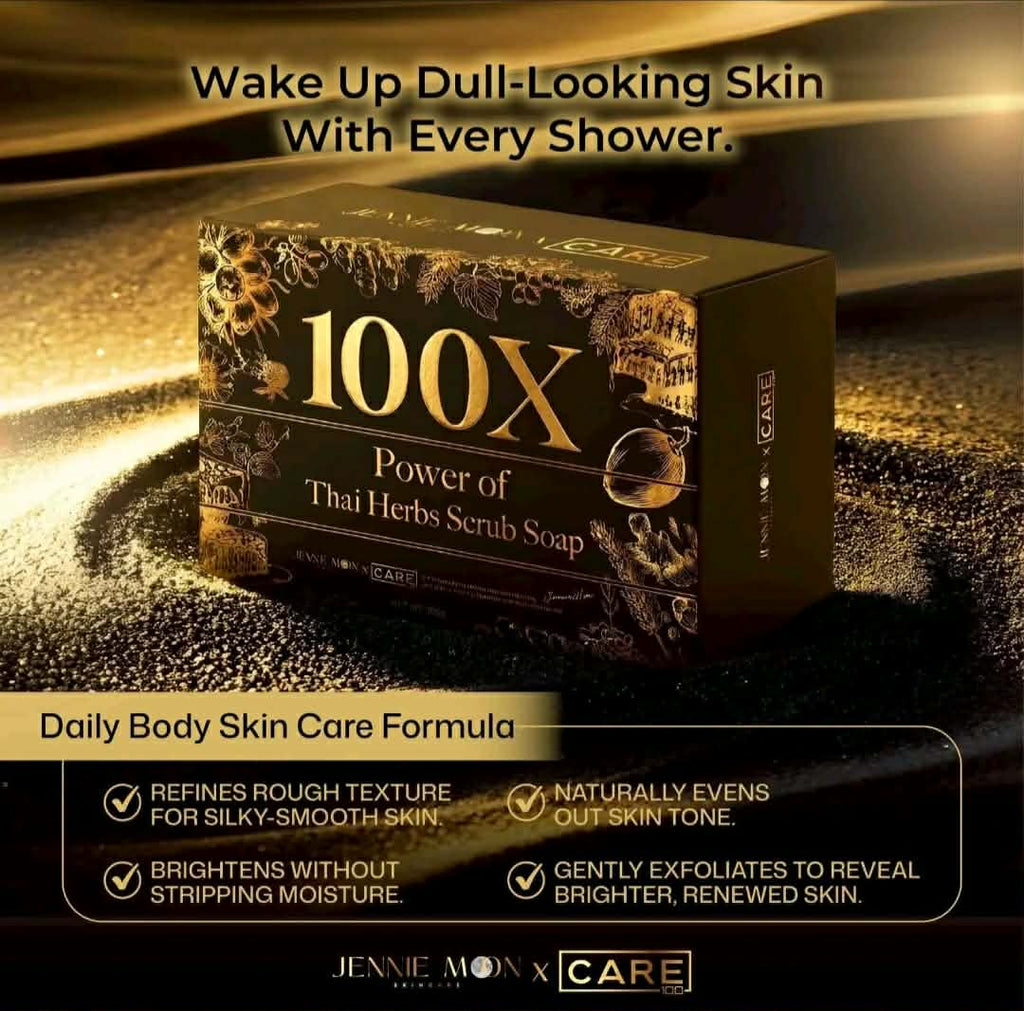 JENNIE MOON 100X POWER OF THAI HERBS SCRUB SOAP 100G
