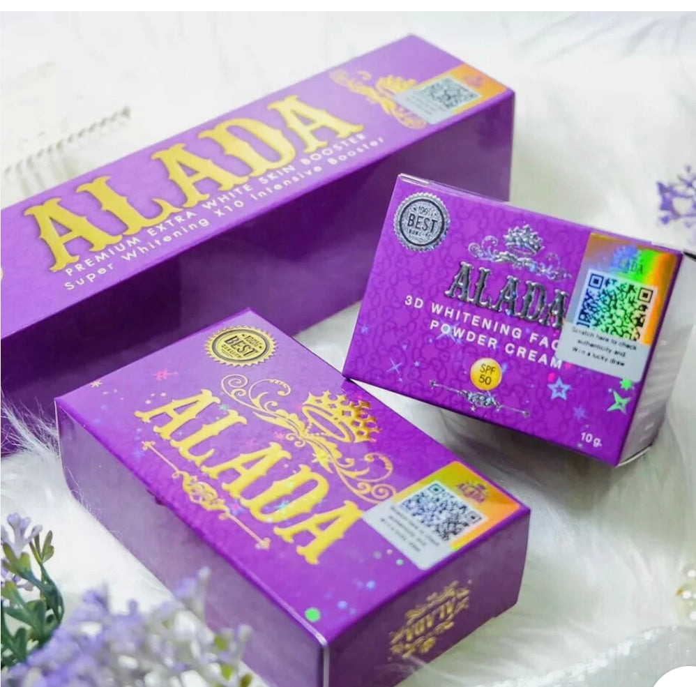 Alada Whitening Soap 3x Naturally Brightening Natural Extract Face & Body 160g