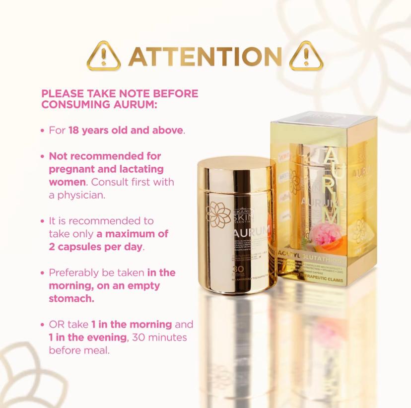 HIKARI Skin Essential
AURUM
S-ACETYL EMOTHION
5X POWERFUL
GLUTATHIONE