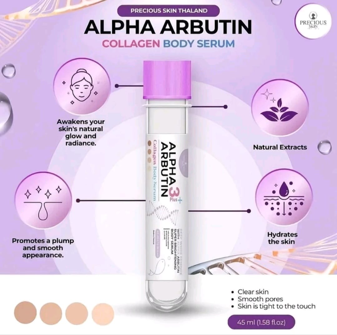ALPHA ARBUTIN 3+
Collagen Body Serum 45ml
TUBE Intense Arbutin Shot
