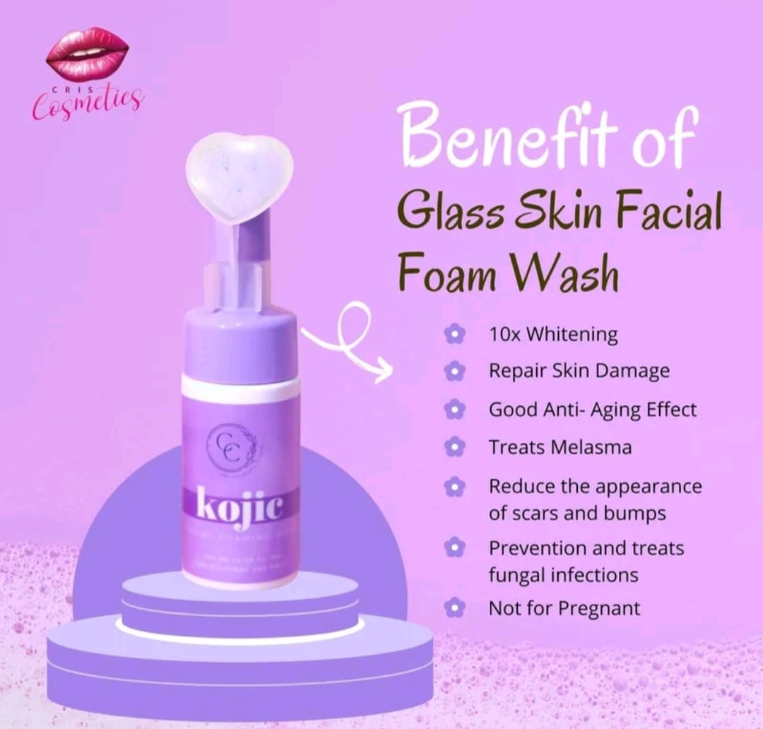 CC Glam & Beauty KOJIC
Facial Foaming Wash 100ml
10x KOJIC Whitening Facial
Wash