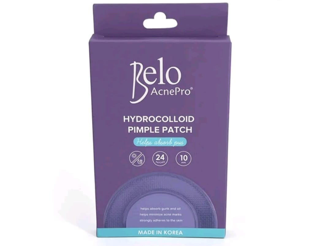 BELO ACNE PRO
HYDROCOLLOID PIMPLE
PATCH 24'S 24-PATCHES
10MM DAY & NIGHT USE