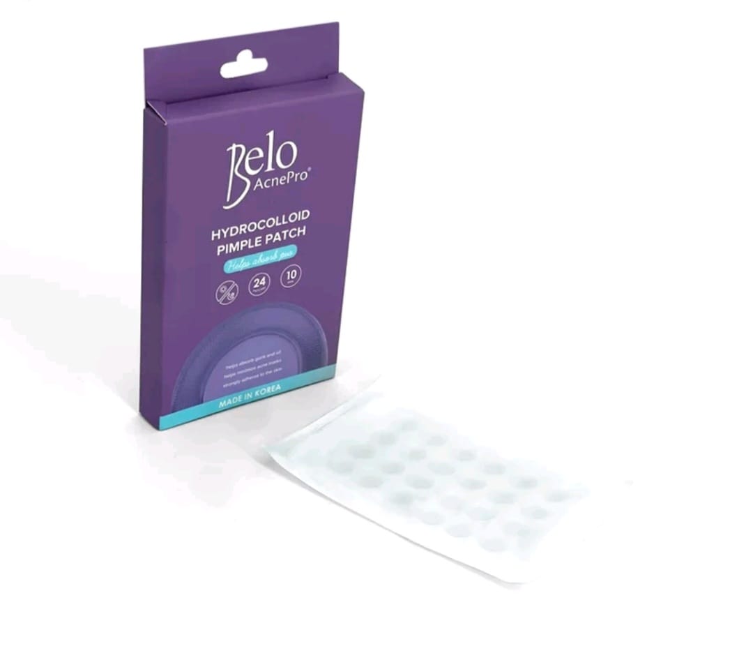 BELO ACNE PRO
HYDROCOLLOID PIMPLE
PATCH 24'S 24-PATCHES
10MM DAY & NIGHT USE