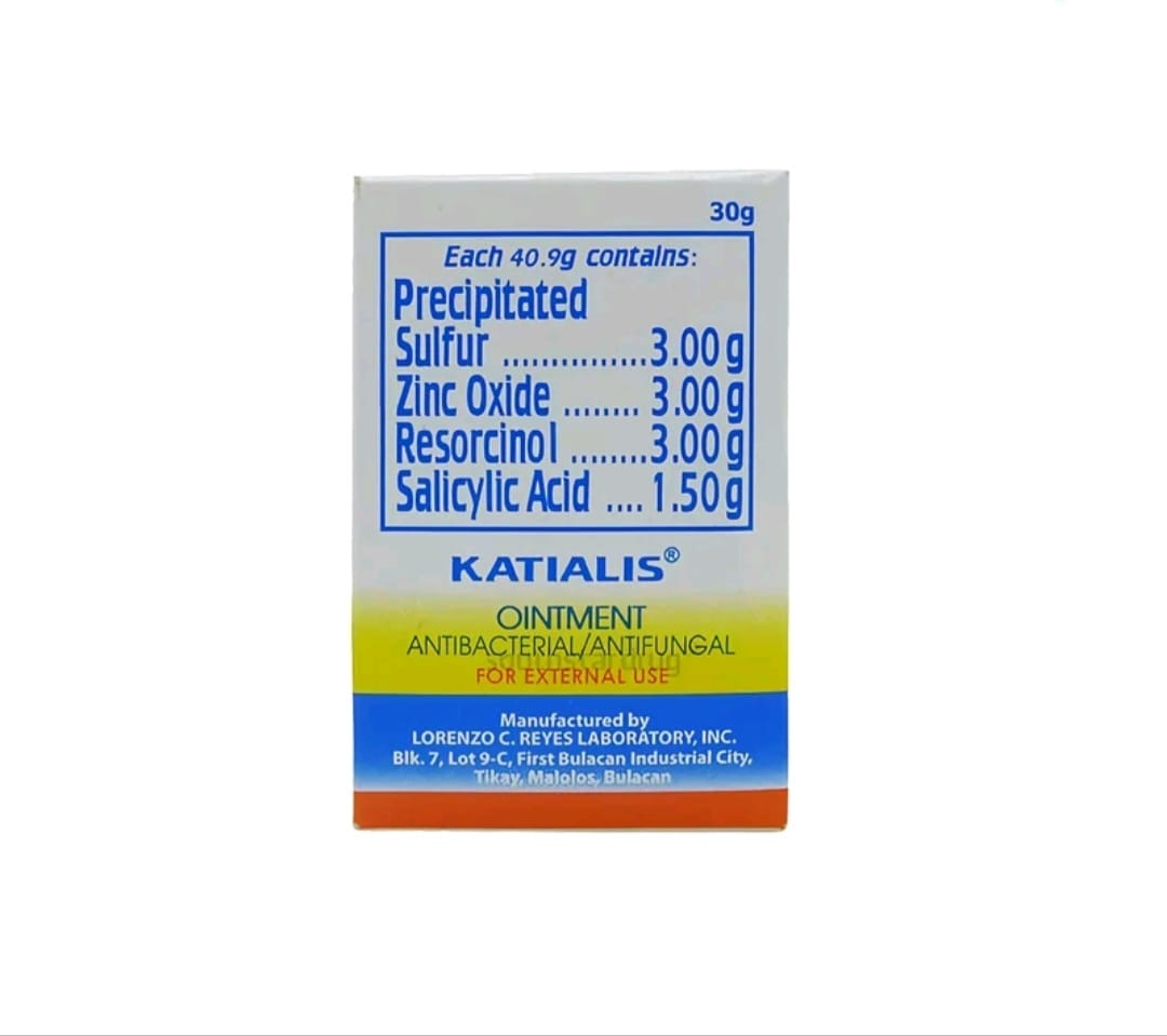 KATIALIS Ointment Antibacterial & Antifungal
30g