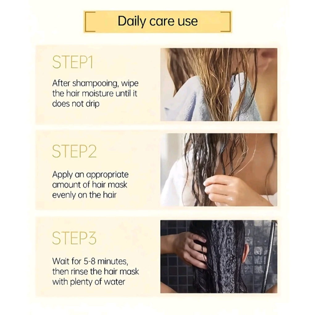 KORMESIC PROFESSIONAL ARGAN OIL KERATIN HAIR MASK 350G (GOLD POUCH)