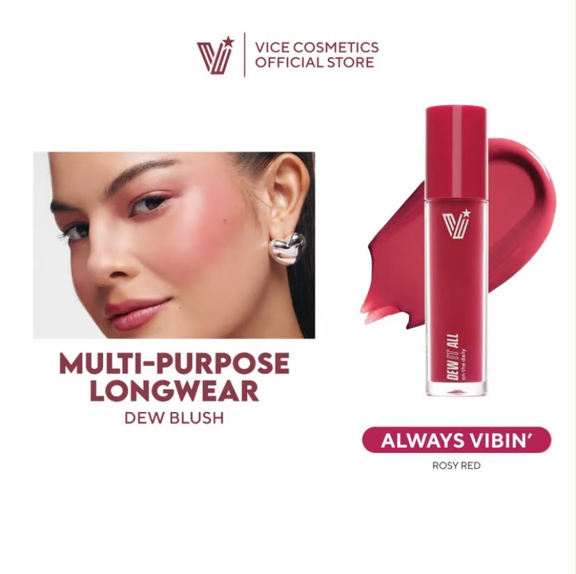Vice Ganda Multi purpose Longwear Dew Blush.  ( Always VIBIN)
