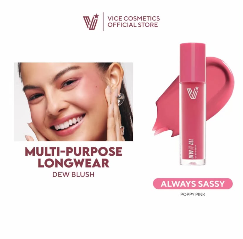 Vice Ganda Multi purpose Longwear Dew Blush.  ( Always SASSY)