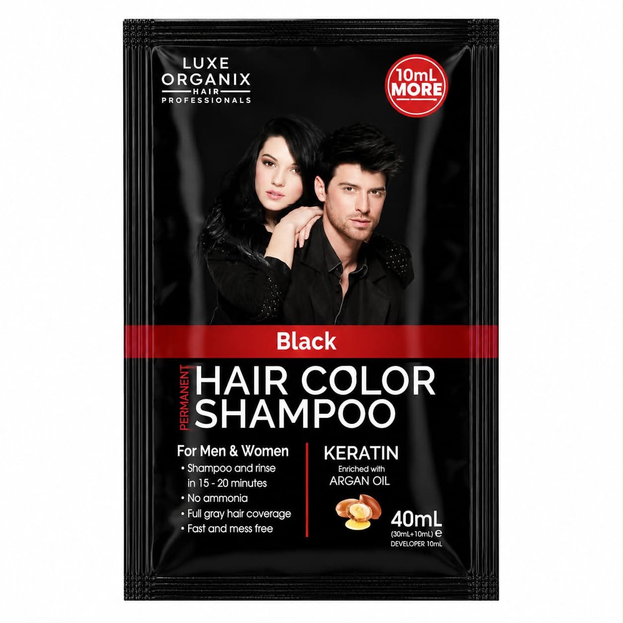 LUXE ORGANIX HAIR COLOR SHAMPOO 30ML