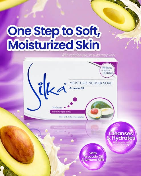 Silka Avocado Oil Soap 135grams