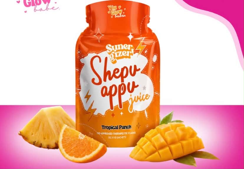 You Glow Babe SunerGizer Shepu Appu Juice Tropical Punch 10 Sachet.