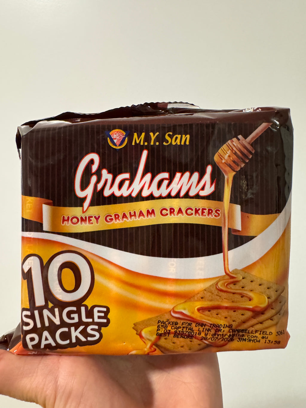 M.Y. SAN GRAHAMS CRACKERS HONEY 210g Pack